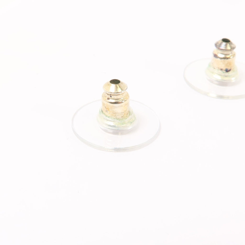 CHANEL CC Pierced Earrings · Metal