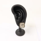 CHANEL CC Pierced Earrings · Metal