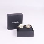 Chanel CC Earrings · Gold-Tone Metal