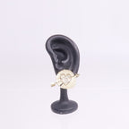 Chanel CC Earrings · Gold-Tone Metal