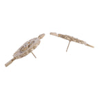 Chanel CC Earrings · Gold-Tone Metal