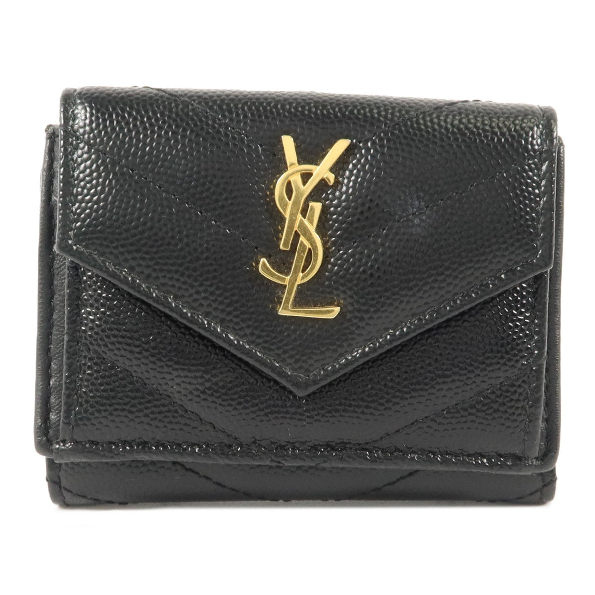 Saint Laurent · Calfskin Trifold Wallet