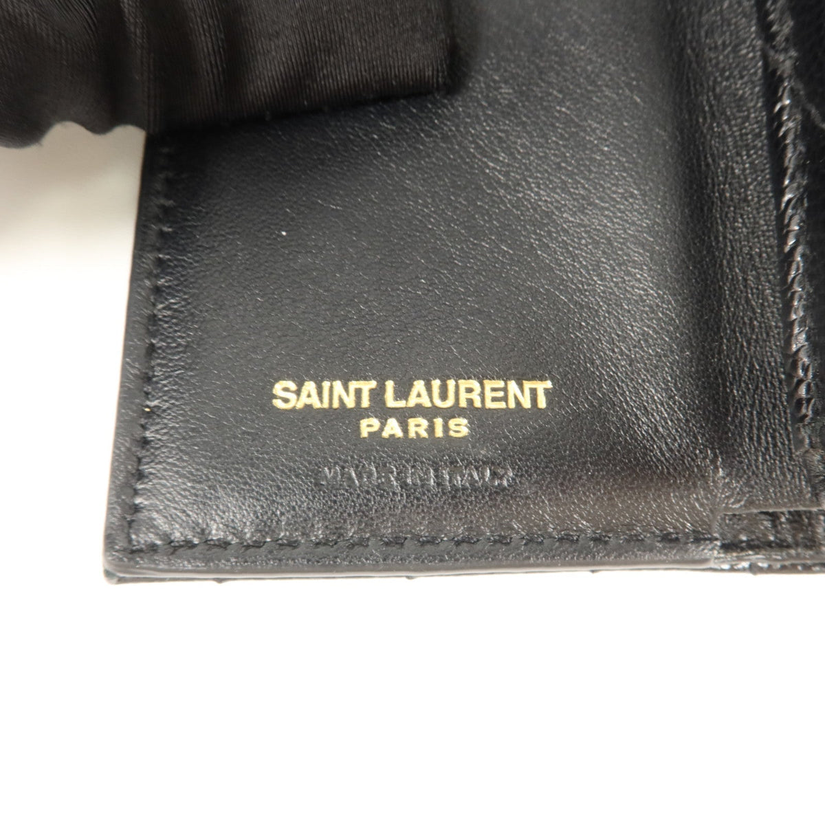 Saint Laurent · Calfskin Trifold Wallet