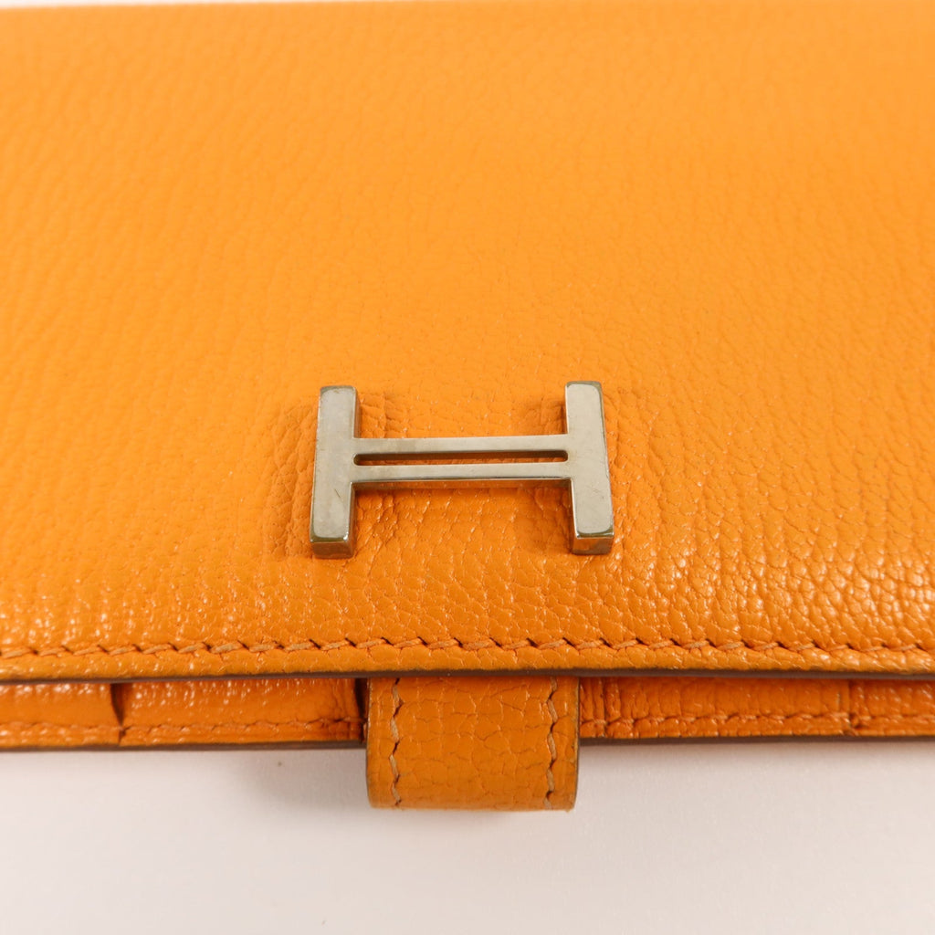 Hermès Bearn · Chèvre Leather