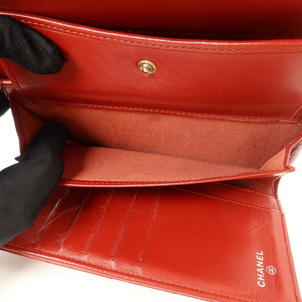 Chanel · Calfskin Trifold Wallet