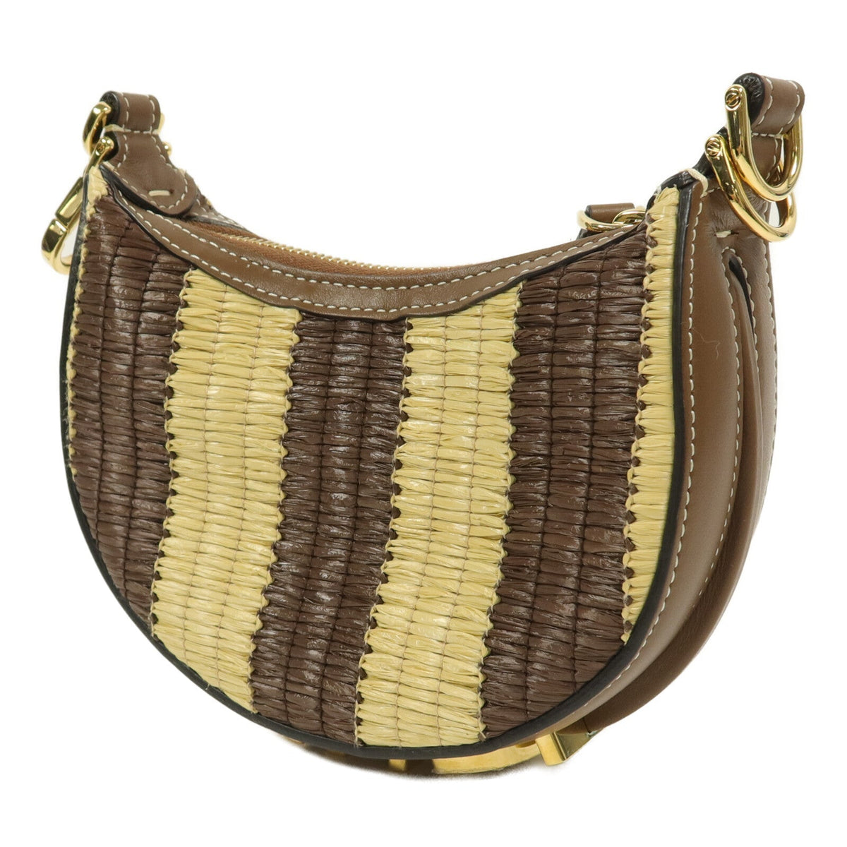 Fendi Nano Fendigraphy · Raffia