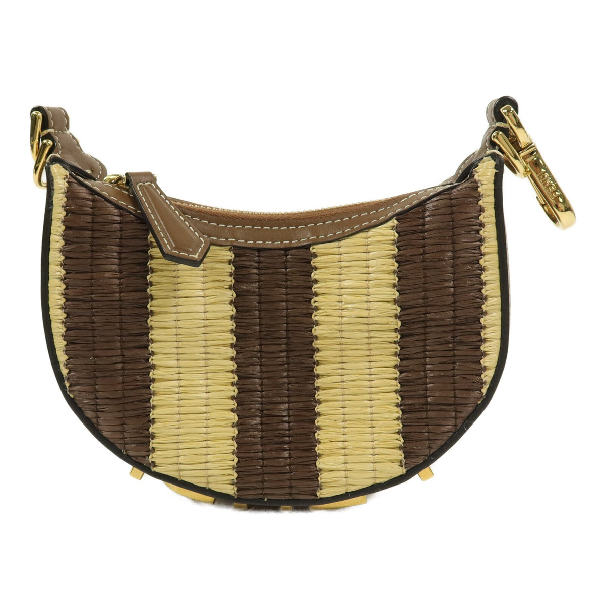 Fendi Nano Fendigraphy · Raffia