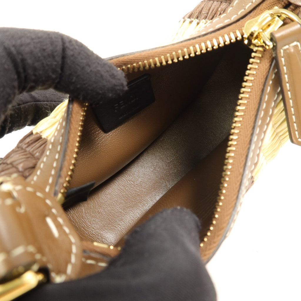 Fendi Nano Fendigraphy · Raffia