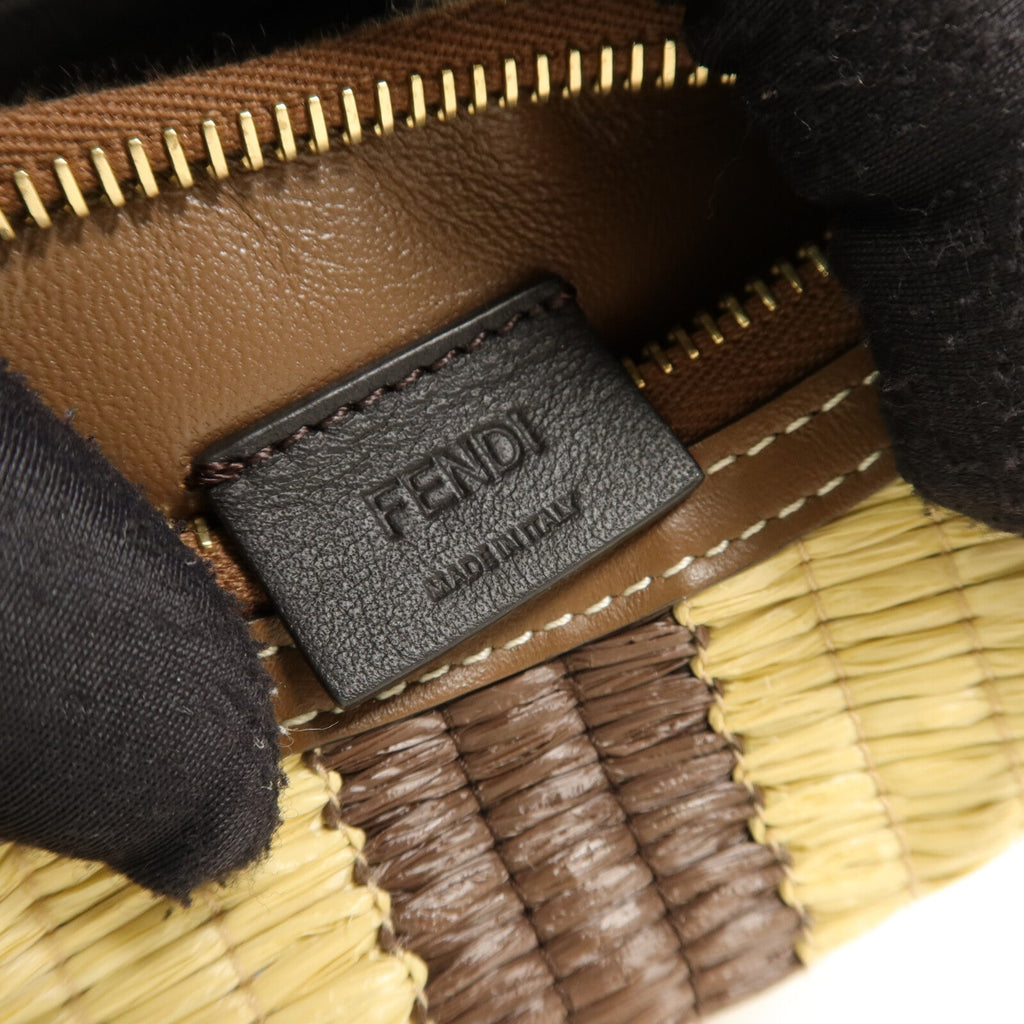 Fendi Nano Fendigraphy · Raffia