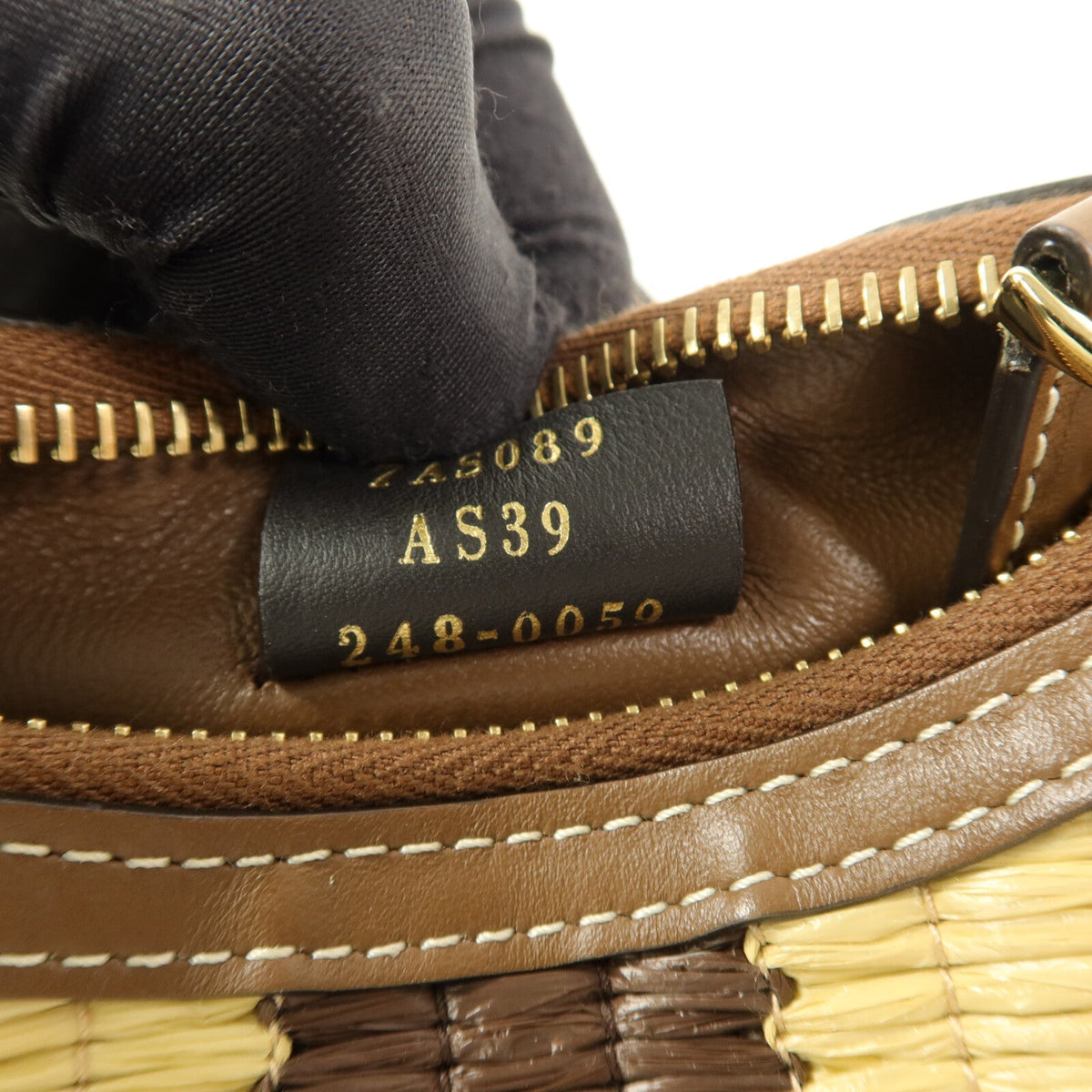Fendi Nano Fendigraphy · Raffia