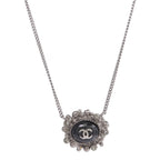 CHANEL CC Stone Necklace · Metal
