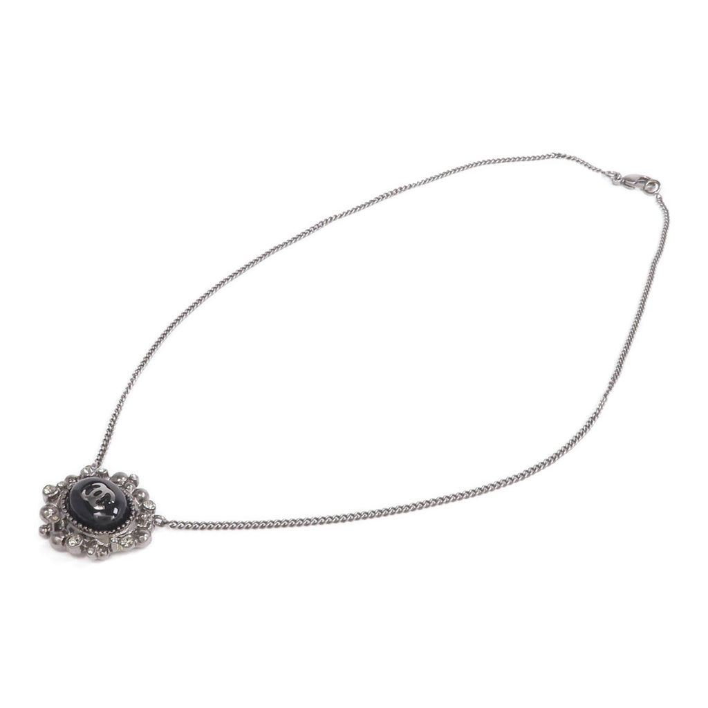 CHANEL CC Stone Necklace · Metal
