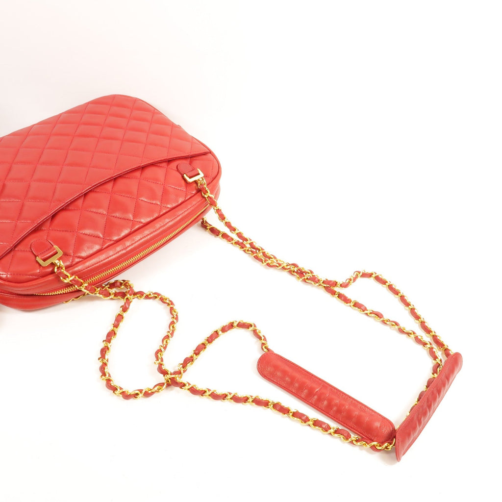 Chanel Vintage · Lambskin Chain Bag