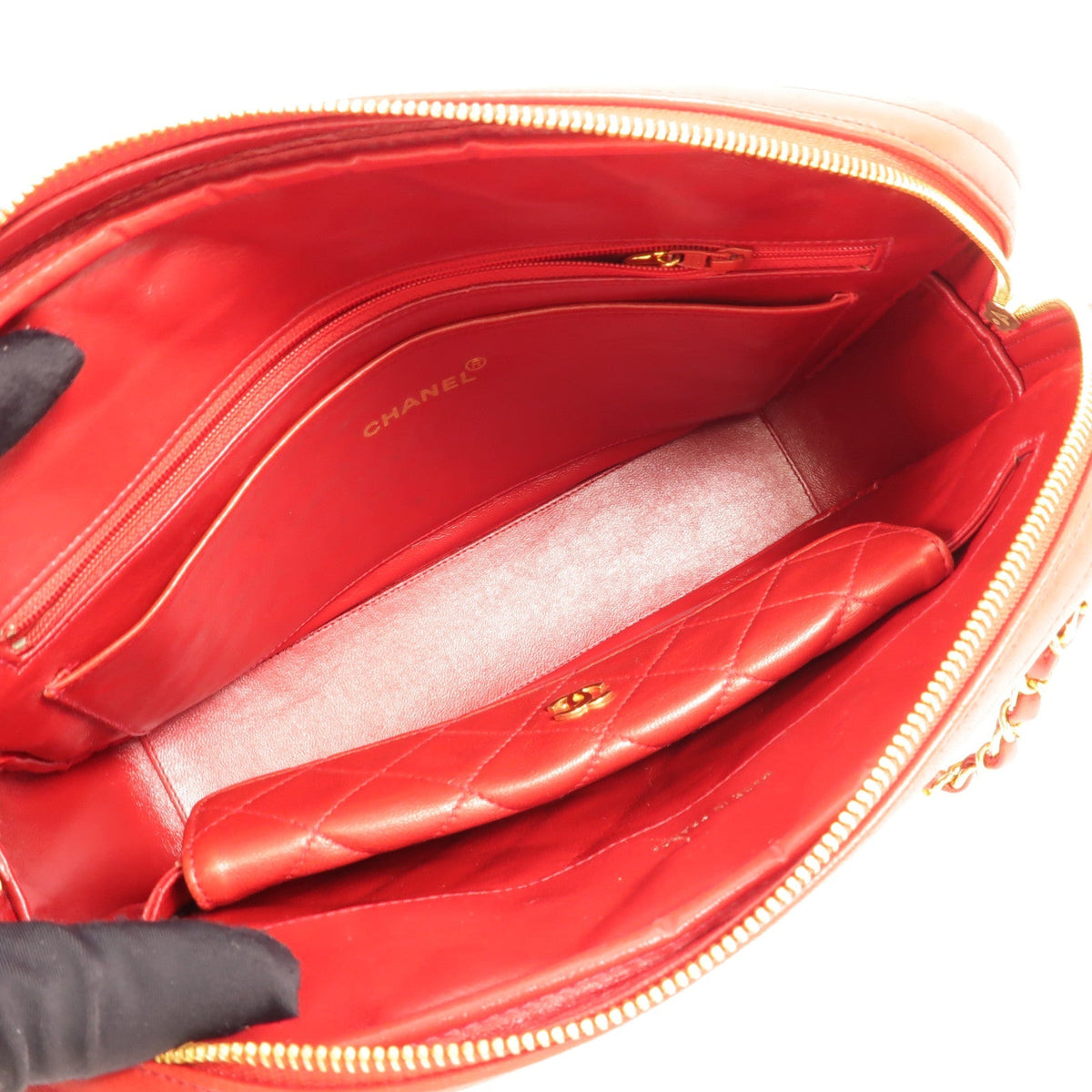 Chanel Vintage · Lambskin Chain Bag