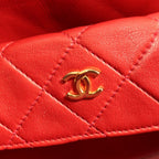 Chanel Vintage · Lambskin Chain Bag