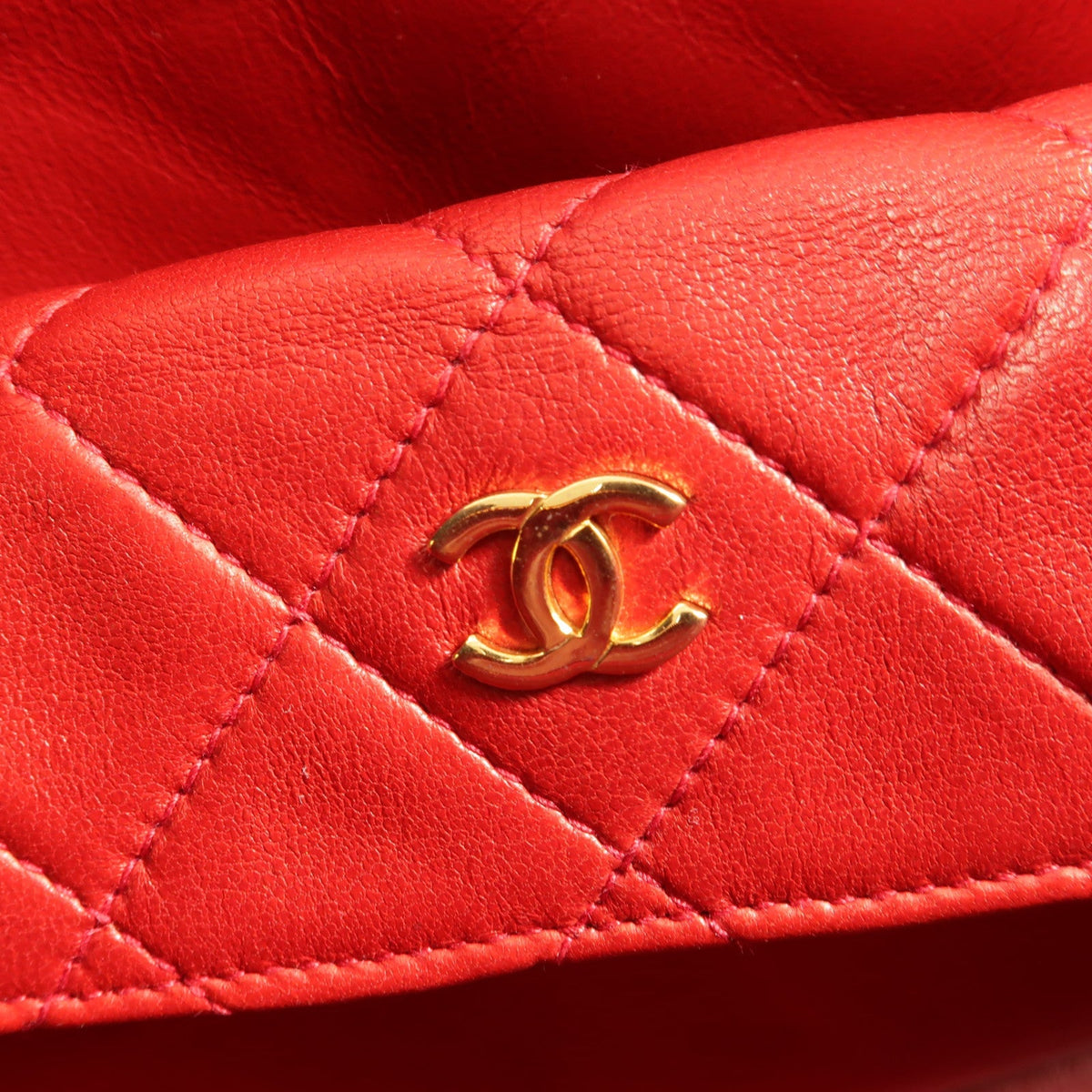 Chanel Vintage · Lambskin Chain Bag