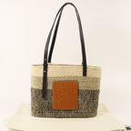 Loewe Square Basket · Raffia