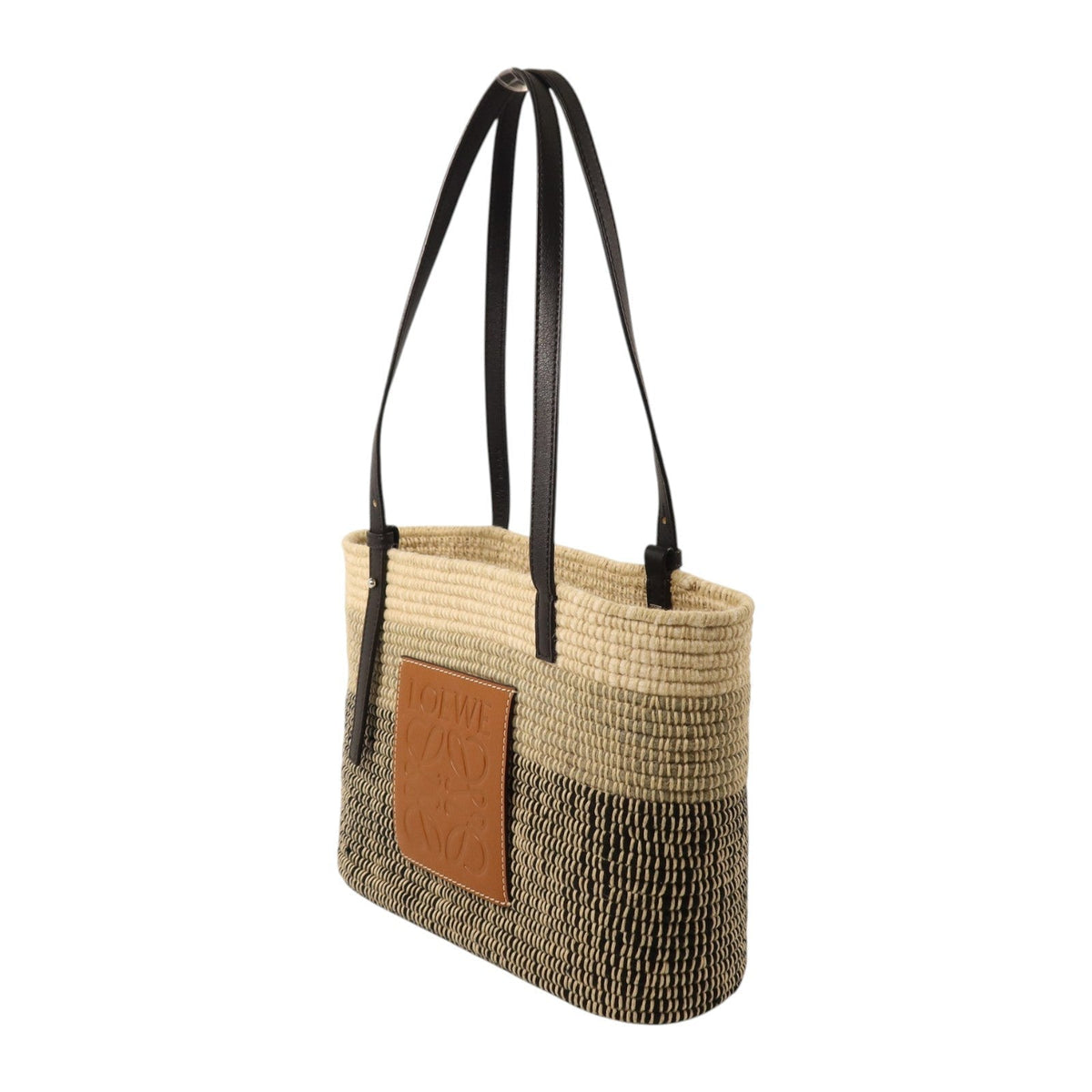 Loewe Square Basket · Raffia