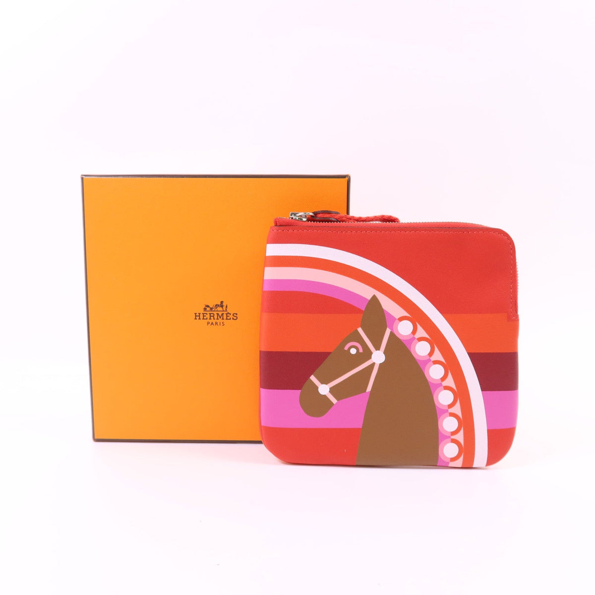 Hermès Carré Pocket · Swift · Rouge De Coeur