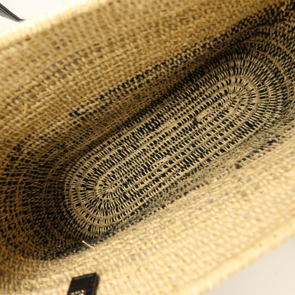 Loewe Square Basket · Raffia