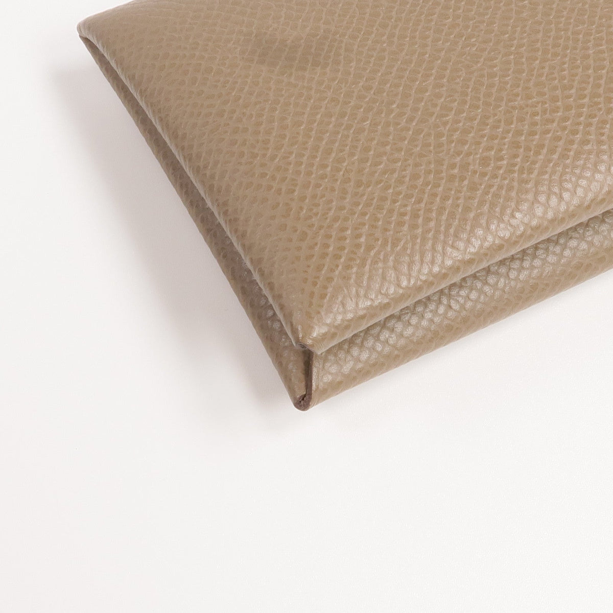 Hermès Calvi · Epsom Leather · Étoupe