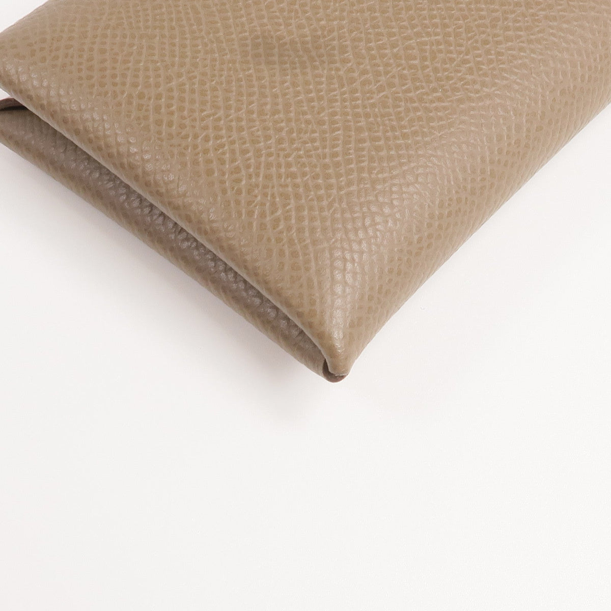 Hermès Calvi · Epsom Leather · Étoupe