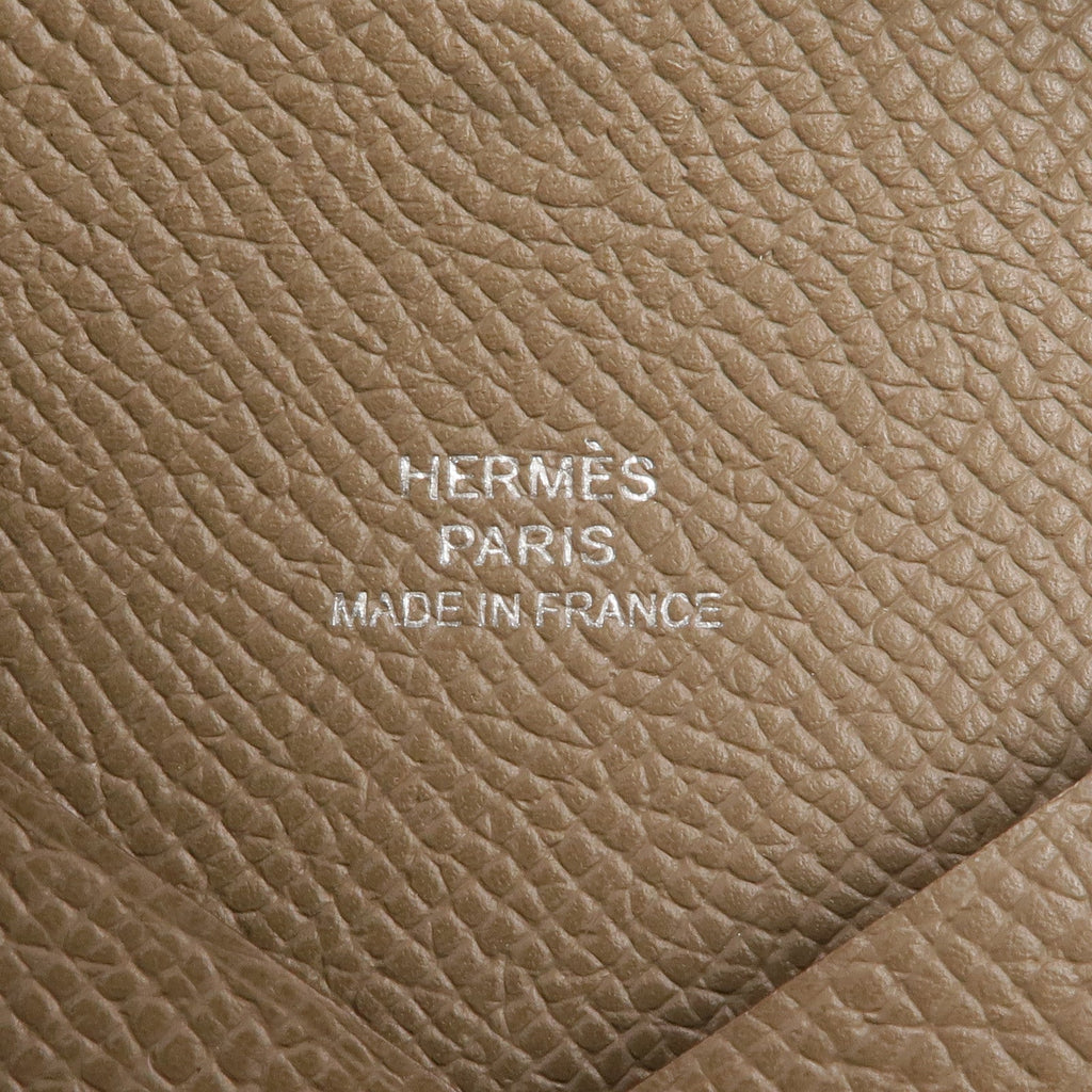 Hermès Calvi · Epsom Leather · Étoupe