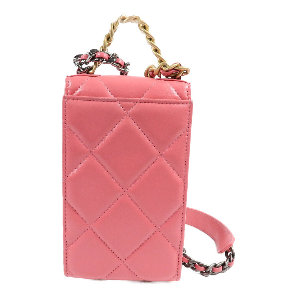Chanel 19 · Lambskin Phone Holder