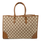 CELINE Horizontal Cabas · Canvas Calfskin