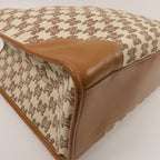 CELINE Horizontal Cabas · Canvas Calfskin