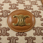 CELINE Horizontal Cabas · Canvas Calfskin