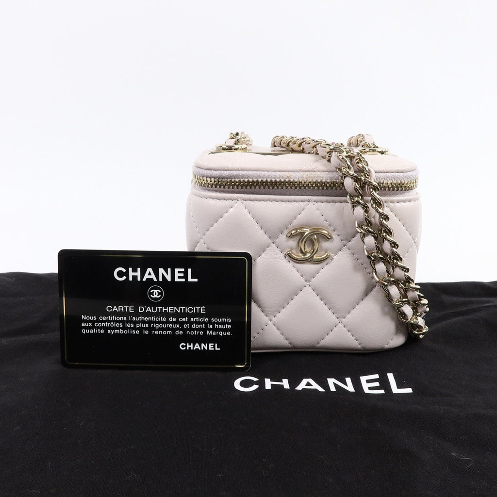 Chanel Vanity Case · Lambskin