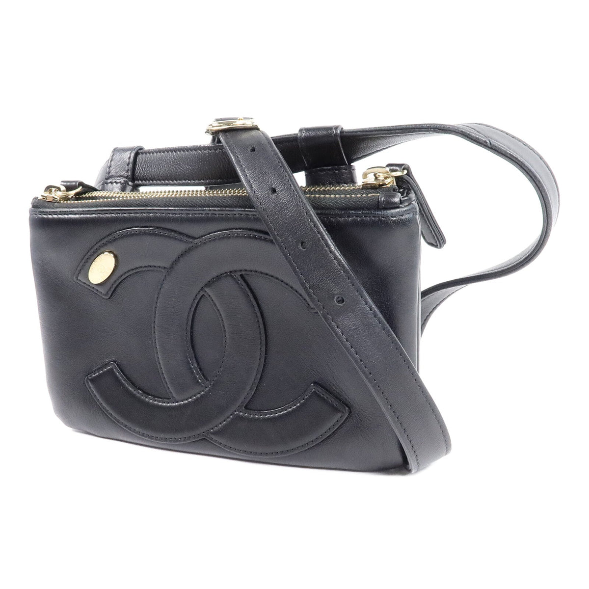 Chanel CC Mania · Lambskin Waist Bag