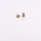 Chanel CC Earrings · Gold Tone