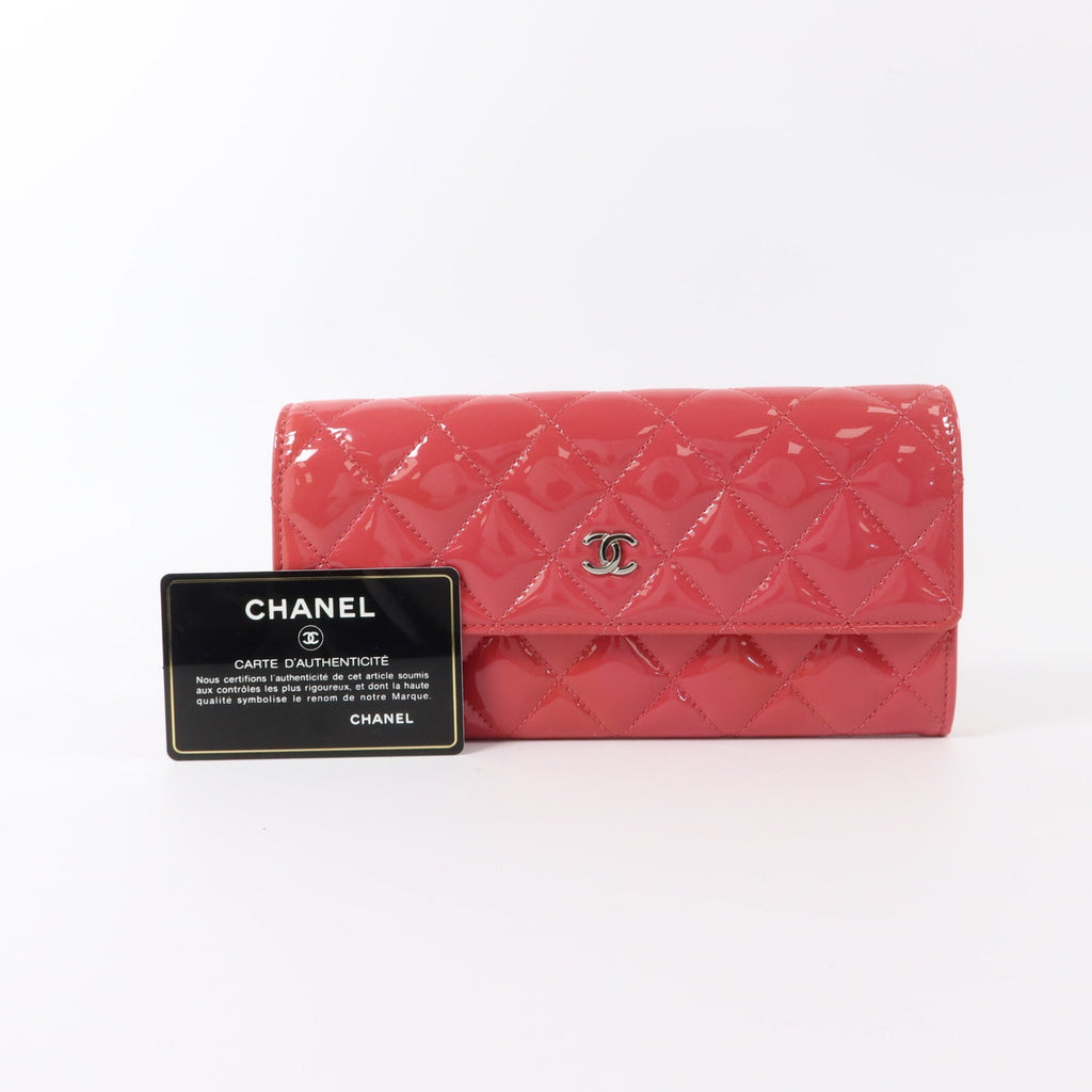 Chanel · Patent Leather Long Wallet