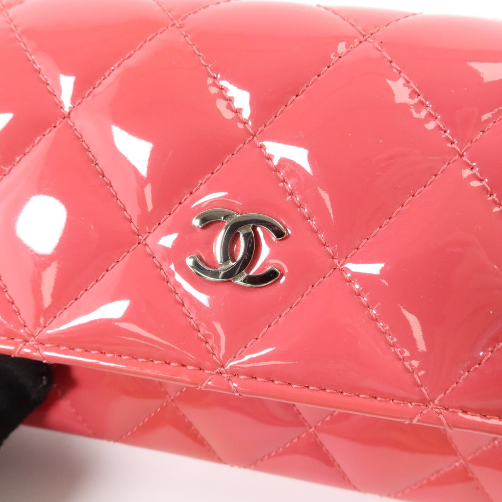 Chanel · Patent Leather Long Wallet