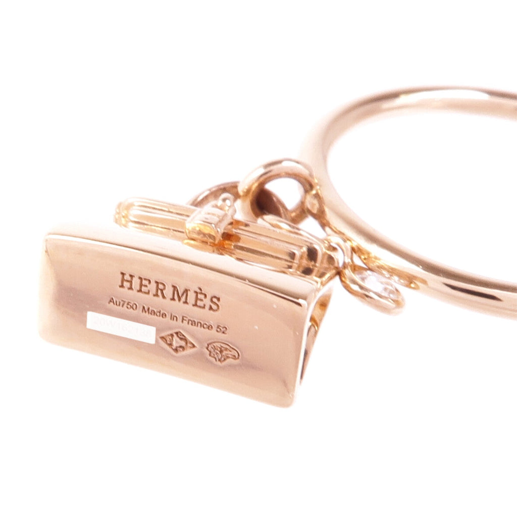 HERMÈS Amulettes Kelly Ring · Diamond · Rose Gold