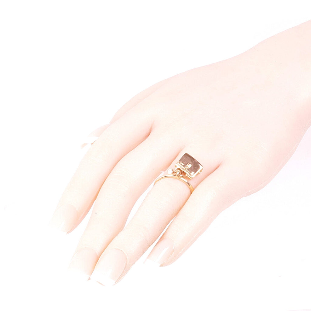 HERMÈS Amulettes Kelly Ring · Diamond · Rose Gold