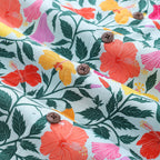 Hawaiian Shirt For Men Rainbow Petals 1940s Vintahe Shirt Camp Collar