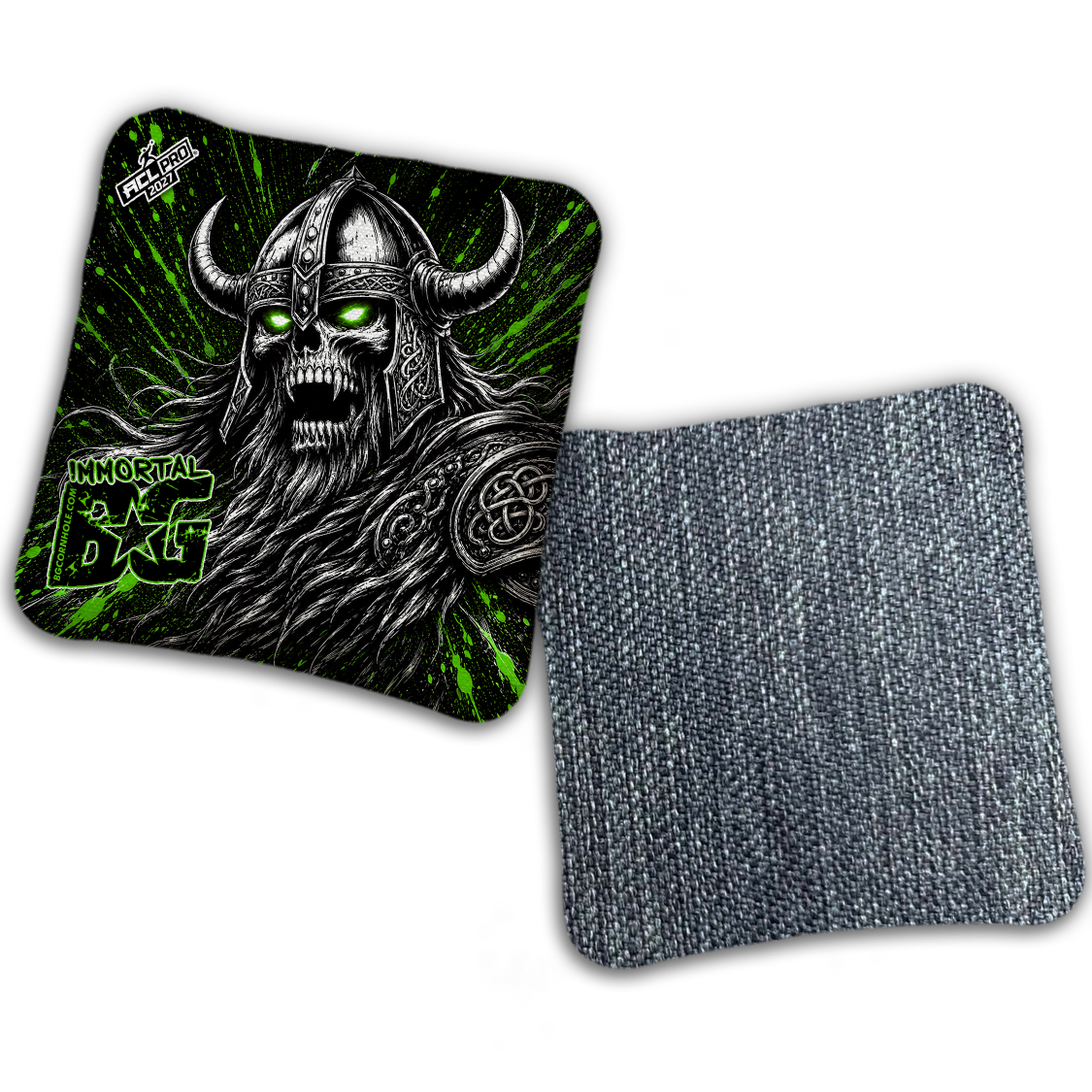2027 ACL - BG Multiple Bag Models "DEATHLESS" - Pro Stamped Cornhole Bags - SET OF 4 BAGS