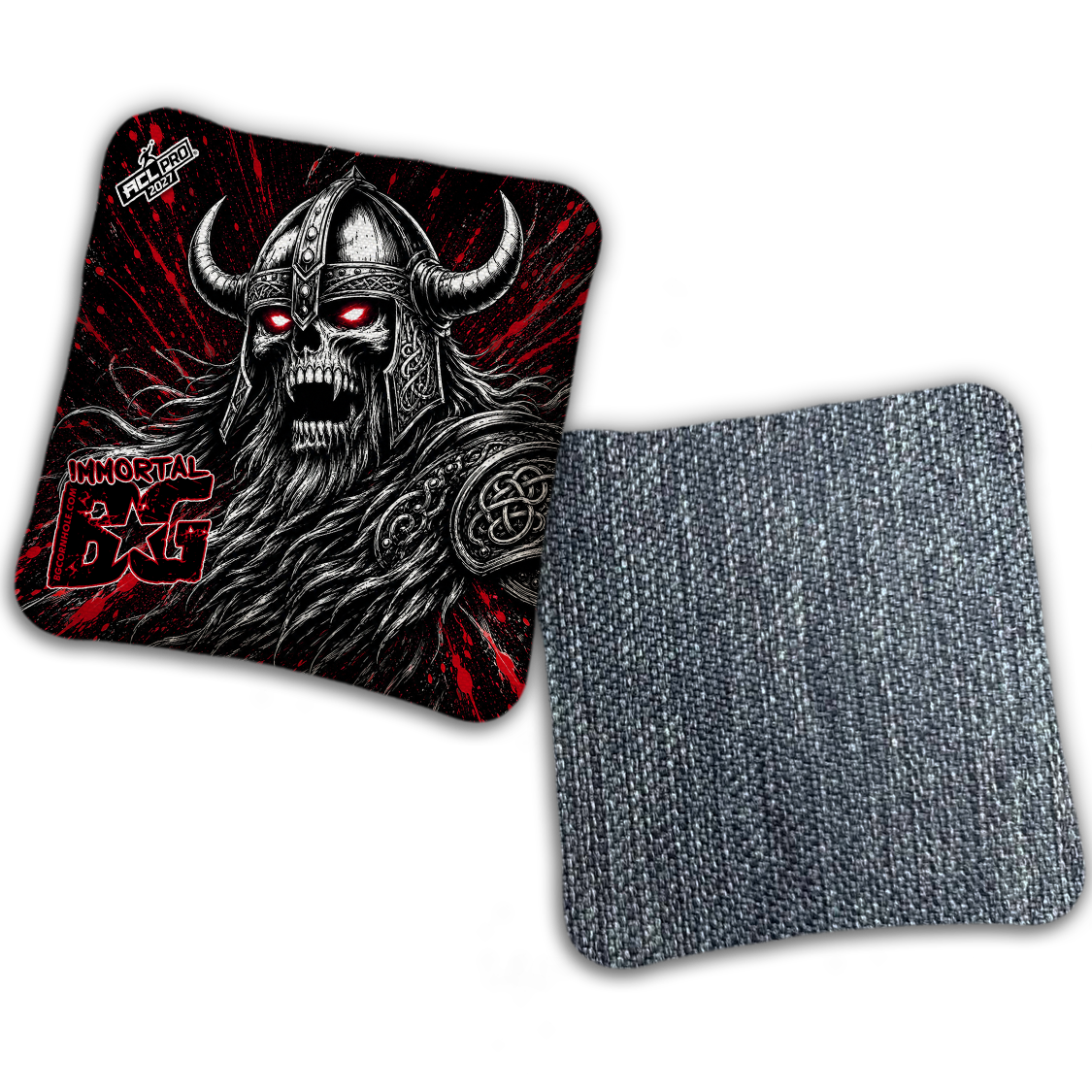 2027 ACL - BG Multiple Bag Models "DEATHLESS" - Pro Stamped Cornhole Bags - SET OF 4 BAGS