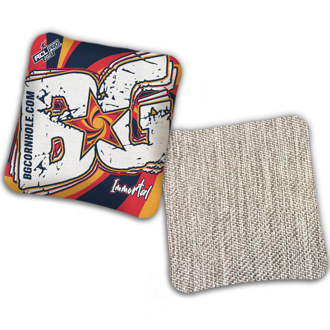 2027 ACL - BG Multiple Bag Models "FUNK SOUL" - Pro Stamped Cornhole Bags - SET OF 4 BAGS