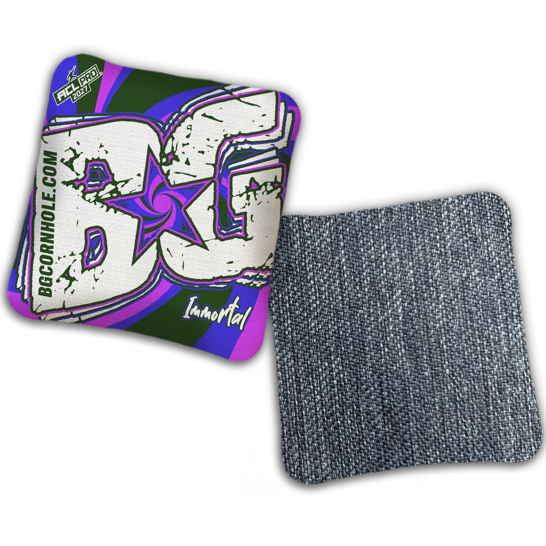 2027 ACL - BG Multiple Bag Models "FUNK SOUL" - Pro Stamped Cornhole Bags - SET OF 4 BAGS