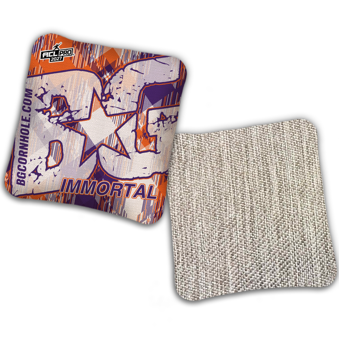 2027 ACL - BG Multiple Bag Models "LUMBERJACK GLITCH" - Pro Stamped Cornhole Bags - SET OF 4 BAGS