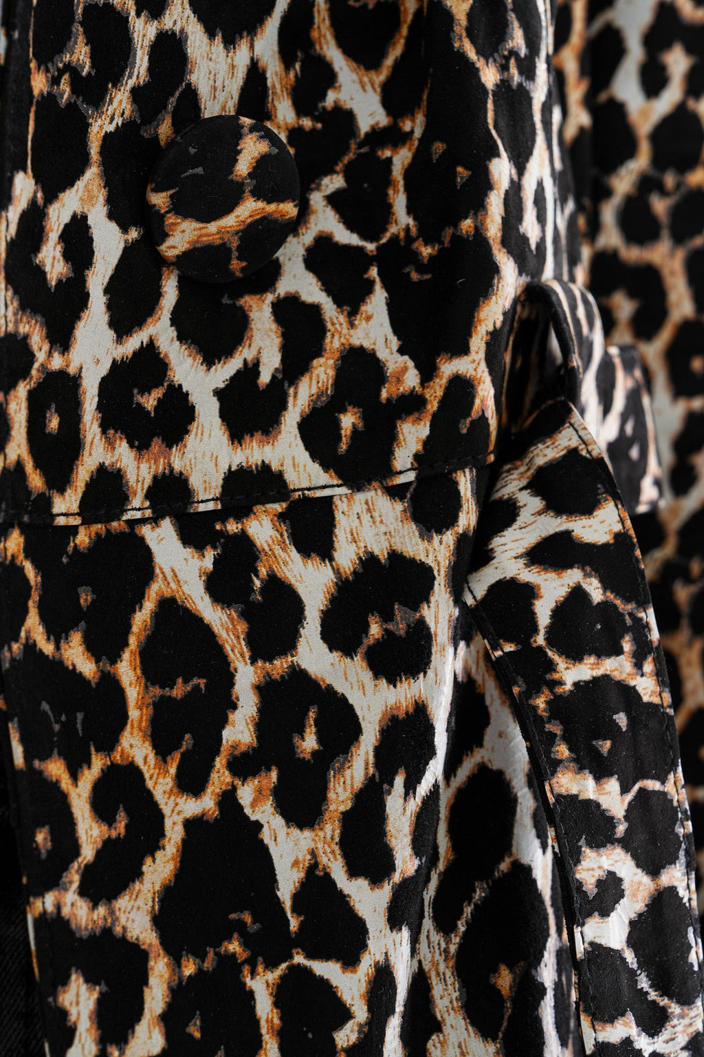 Sienna Abstract Art Leather Women Jacket – Leopard Edition