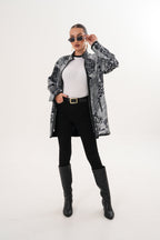 The Prado Reversible Black Leather Women Leather Jacket