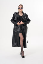 The Raven Black Leather Women Jacket