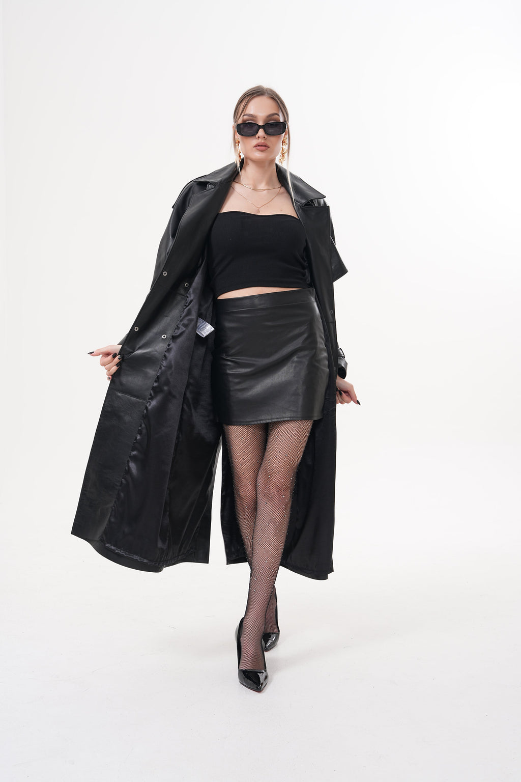 The Raven Black Leather Women Jacket