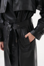 The Raven Black Leather Women Jacket