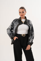The Ravessa Reversible Black Leather Women Jacket